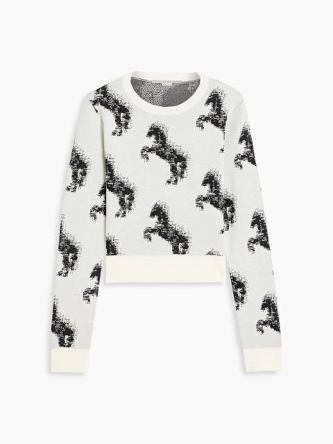 Stella McCartney Jacquard-knit sweater