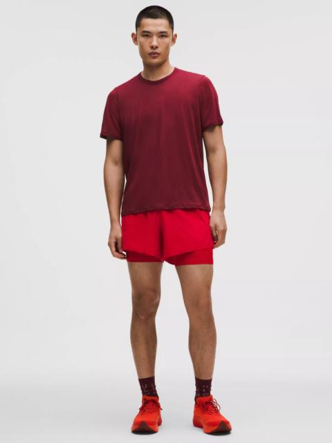 lululemon Perforated Lined Running Short 5"