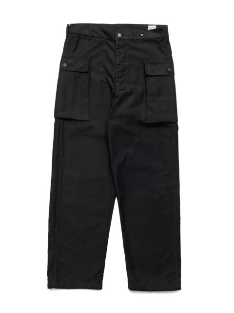 orSlow 2 Pocket Cargo Pants (Reverse Sateen For Blue in Green) - Black