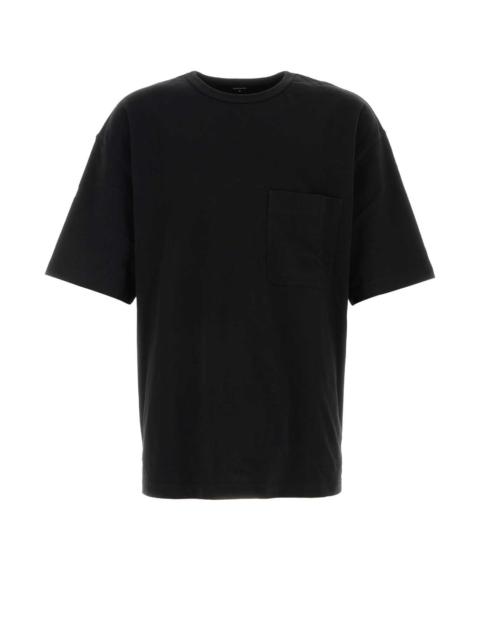 Lemaire Lemaire Men Black Cotton T-Shirt