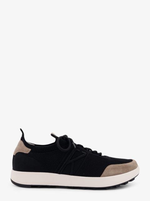 KITON CIRO PAONE - Kiton Ciro Paone Low-Top Mesh Sneakers With Suede Profiles