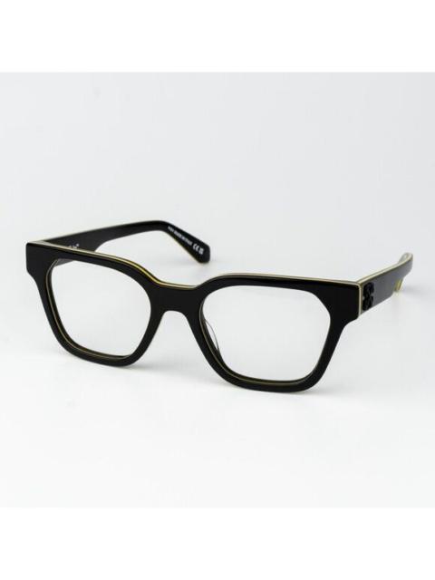 Off-White Off-White STYLE 7P Women Eyeglasses Black Yellow Square OERJ07P STYLE 7P 1300