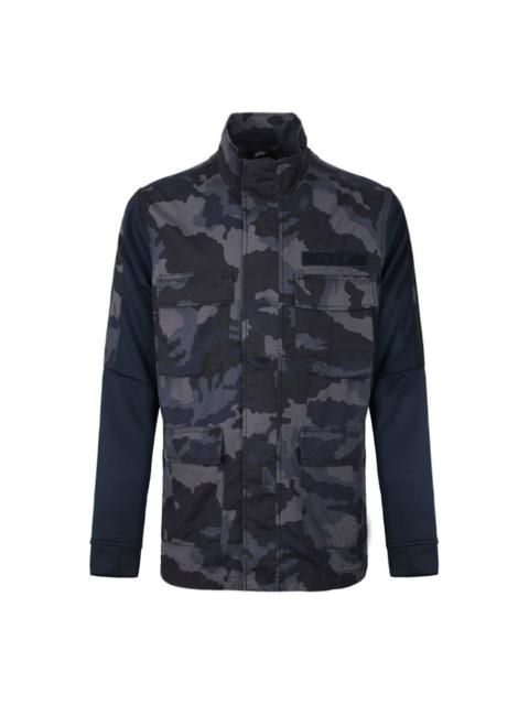 Men's Nike Casual Jacket Camouflage Black 928622-475