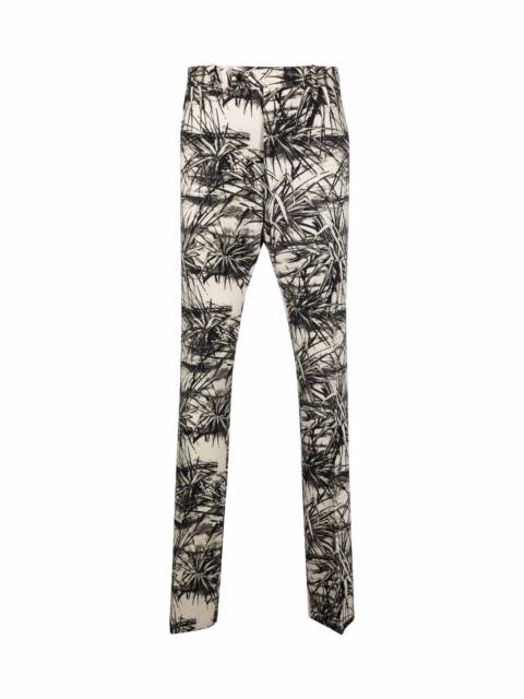 AMIRI GRAPHIC-PRINT FLARED TROUSERS