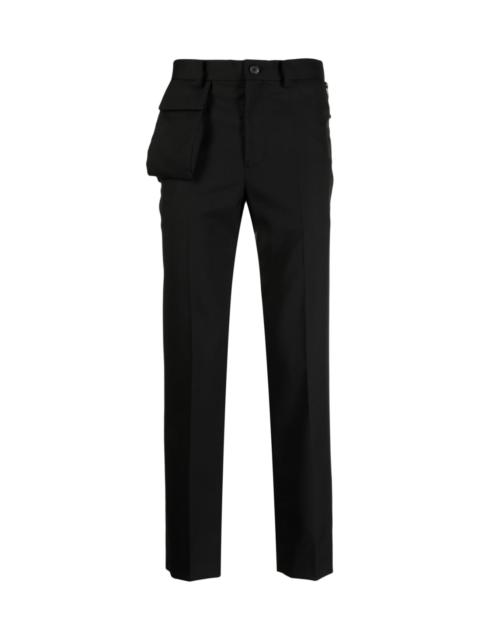 UNDERCOVER MULTI-POCKET SLIM-CUT TROUSERS