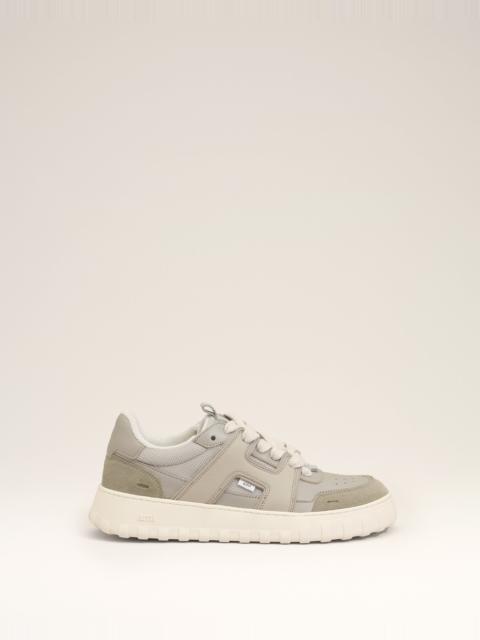 AMI Paris GREY COWHIDE LEATHER A WALK SNEAKERS
