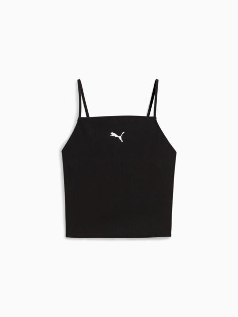 PUMA WARDROBE ESSENTIALS Women's Ribbed Tank Top