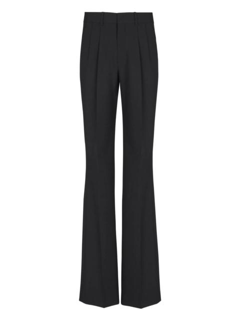 Balmain Balmain Flared-Leg Wool Trousers