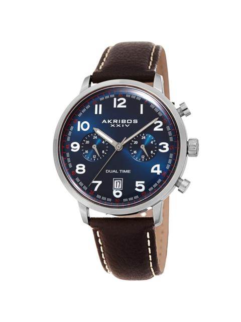 Other Designers Akribos XXIV Quartz Blue Dial Men's Watch AK1023SSBU