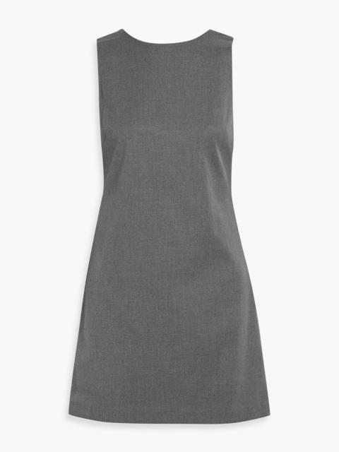 Alice + Olivia Coley two-tone crepe mini dress