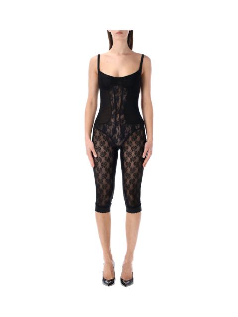 THE ATTICO The Attico Black Lace Overall