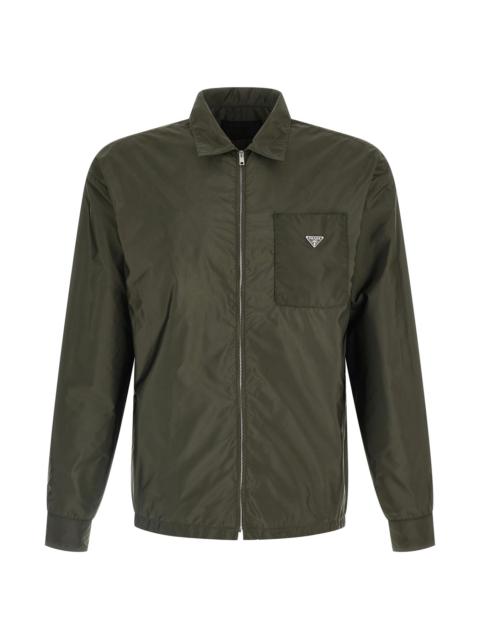 Prada Re-nylon feather shirt