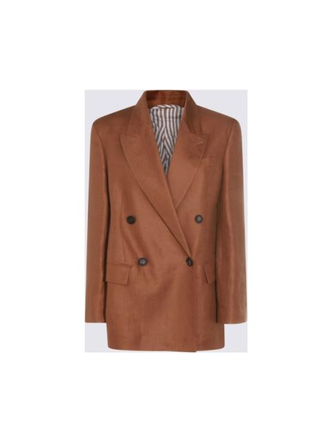 Brunello Cucinelli Mou Linen Blazer