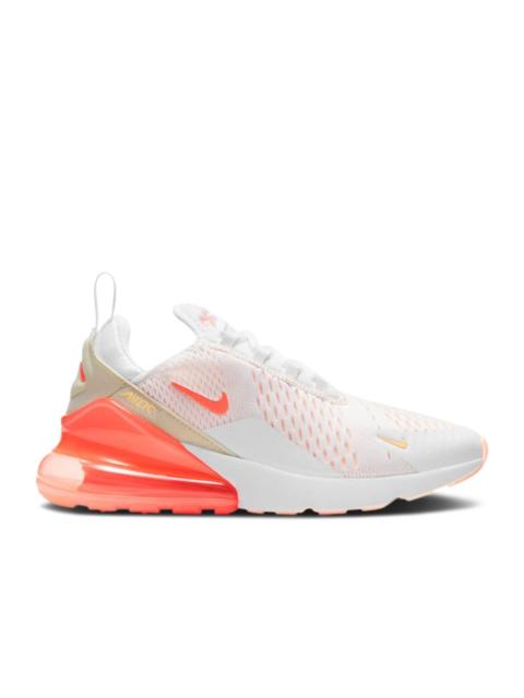 Nike WMNS AIR MAX 270 ESSENTIAL 'WHITE BRIGHT MANGO'