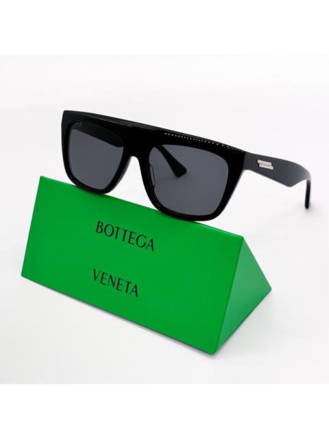 Bottega Veneta NEW BOTTEGA VENETA BV1060S 001 BLACK GREY UNISEX SUNGLASSES