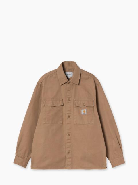 Carhartt CARHARTT WIP KELLY SHIRT JAC COOPER TWILL RINSED PEANUT
