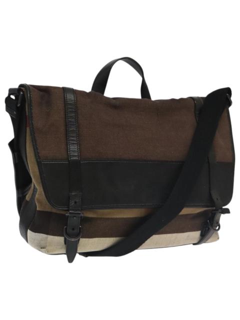 Burberry Burberry Nova Check Shoulder Bag Canvas Brown