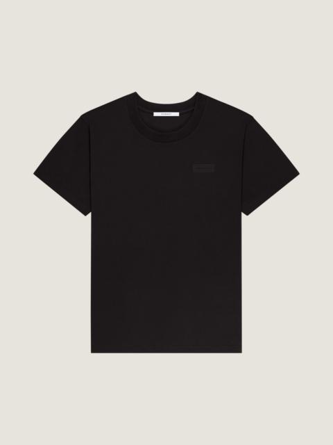 Givenchy T-SHIRT IN COTTON WITH GIVENCHY PATCH