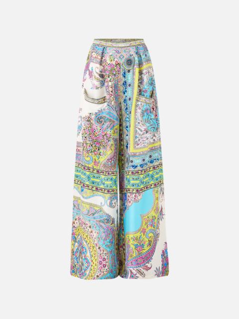 CAMILLA WIDE LEG TROUSER WITH FRONT POCKETS