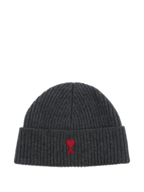 AMI Paris Ami Paris Women Ami De Coeur Wool Beanie