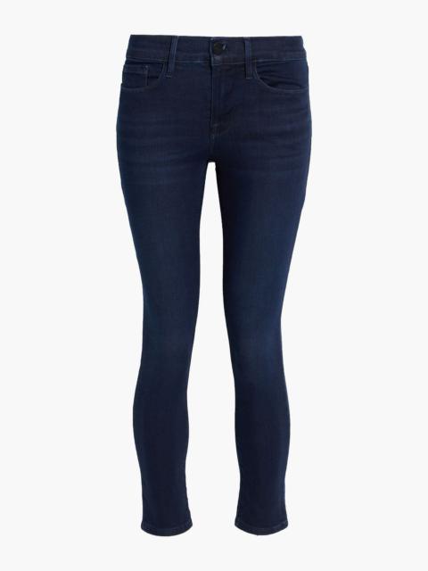 FRAME Le Skinny De Jeanne cropped mid-rise skinny jeans