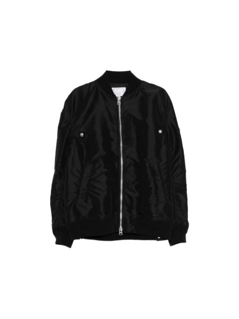 sacai Sacai Black Jackets - Bomber Jackets Men