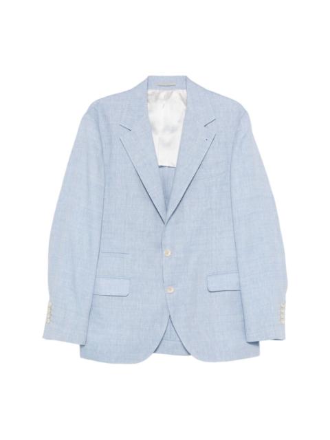 Brunello Cucinelli Single-breasted blazer jacket