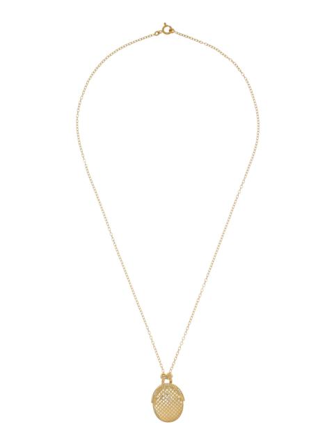 Yvonne Léon Minaudiere 9K Yellow Gold Diamond Pendant gold
