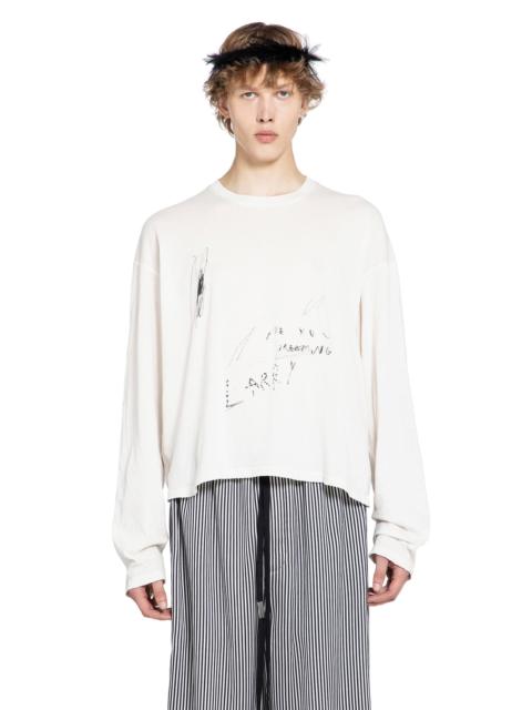 Ann Demeulemeester ''are You Dreaming'' Long Sleeve T-shirt