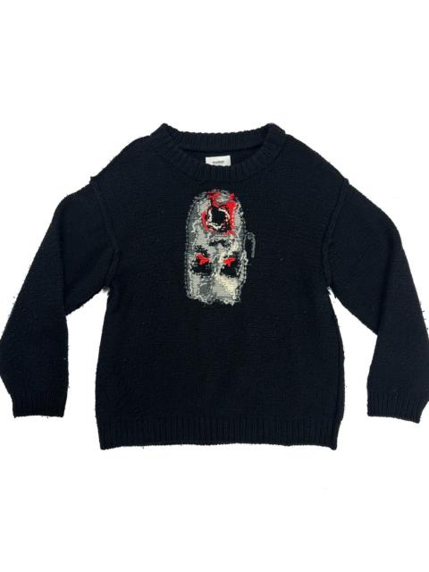 doublet Doublet Reversible Jacquard Zombie Knit Sweater