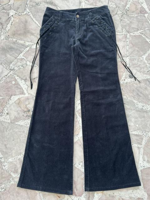 Other Designers Comme Ca Ism - CommeCaIsm Flare Corduroy Pattern Suede Pants