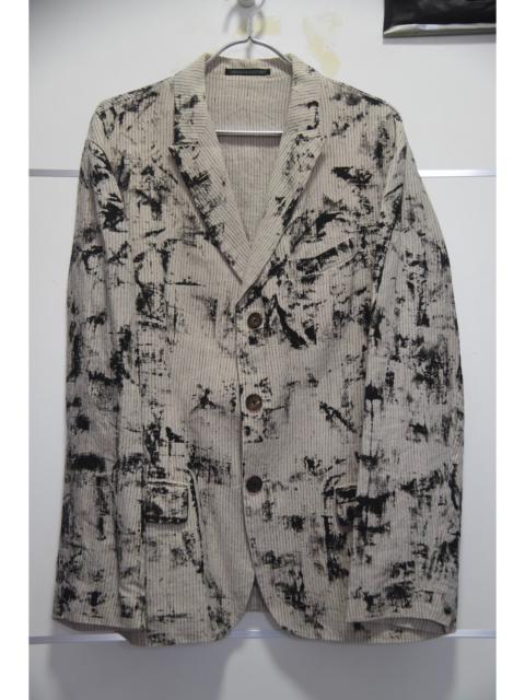 Yohji Yamamoto Yohji Yamamoto pour homme 15ss cat-hunting ink-splashed jacket