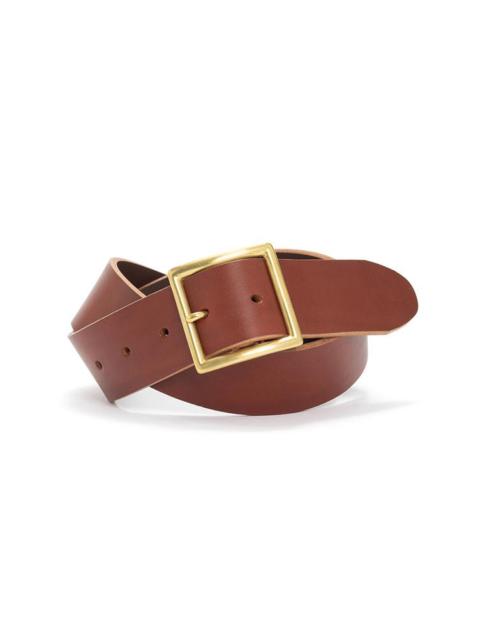 visvim PLAIN BELT 40MM BROWN