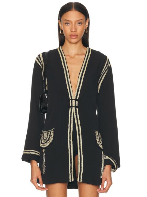 BODE Weedy Crochet Jacket