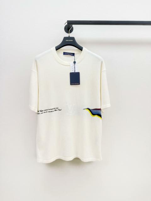Louis Vuitton Louis Vuitton knit short-sleeved t-shirt in white