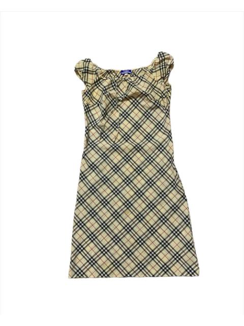 Burberry★素敵！Saadia Oatmeal Sleeveless Dress Burberry Burberry Oatmeal Saadia Peplum Mini Dress