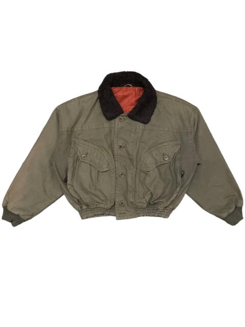 Other Designers Issey Miyake - Vintage Japanese Bomber Style Cropped Jacket