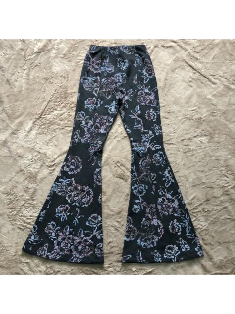 Vintage - Super Flare🔥 Ross Florals Print Stretchable Pants #4220-146