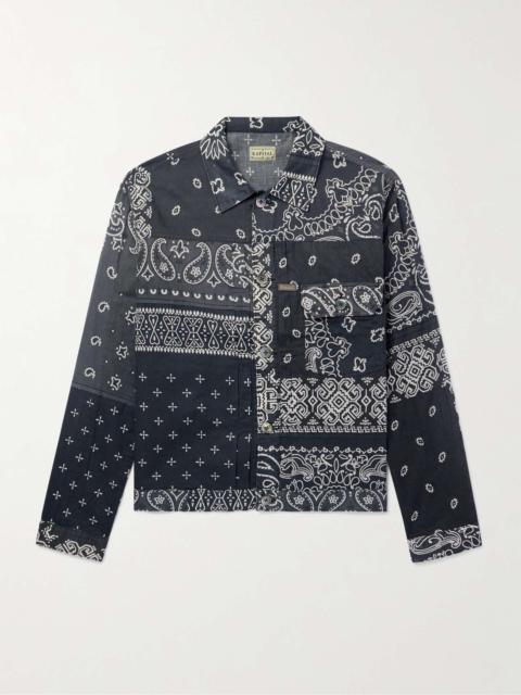 Patchwork Bandana-Print Cotton Jacket