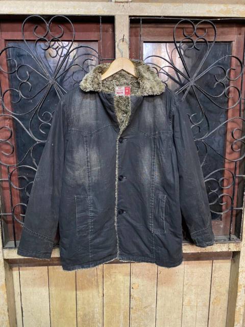 Other Designers Japanese Brand - Vintage Mac Eye Sherpa Workwear Coat