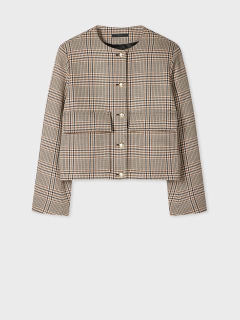 Paul Smith Women's Brown Houndstooth Jacket