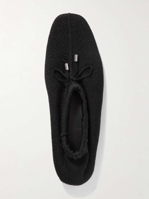 Knitted ballet flats