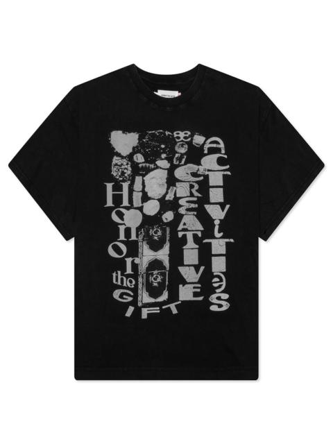 HONOR THE GIFT HONOR CREATIVE TEE - BLACK