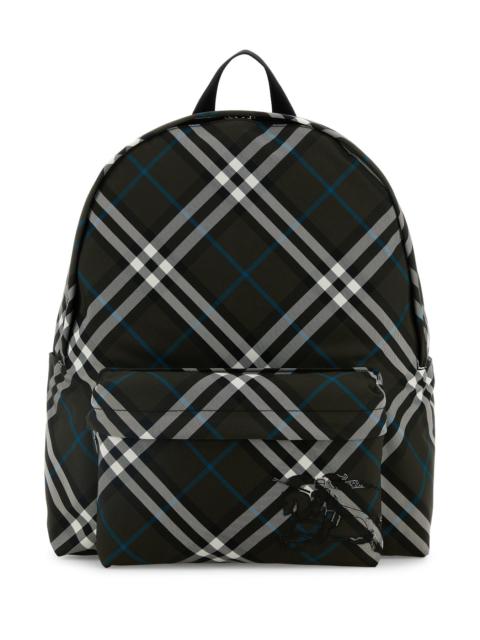 Burberry Embroidered fabric Check backpack