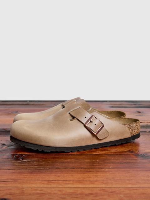 BIRKENSTOCK Boston Clog in Tobacco Oil Leather