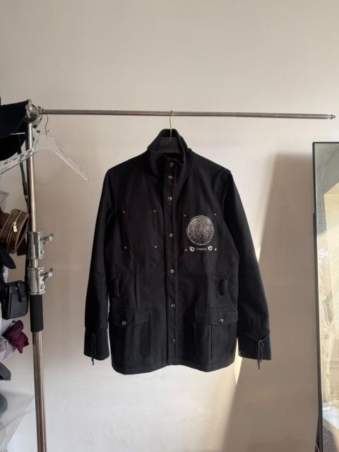 UNDERCOVER Undercover high-neck black jacket trench coat