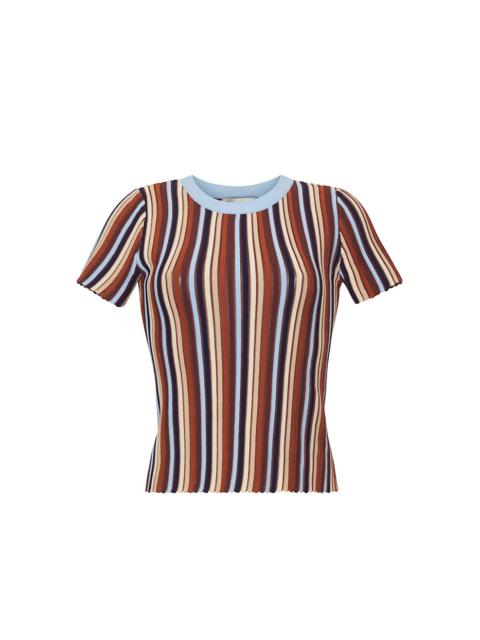 Cara Cara Knoll Top
Ease in Contrast