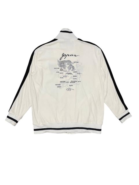 Other Designers Japanese Brand - Vintage Sukajan Japan Dragon Zipper Track Jacket