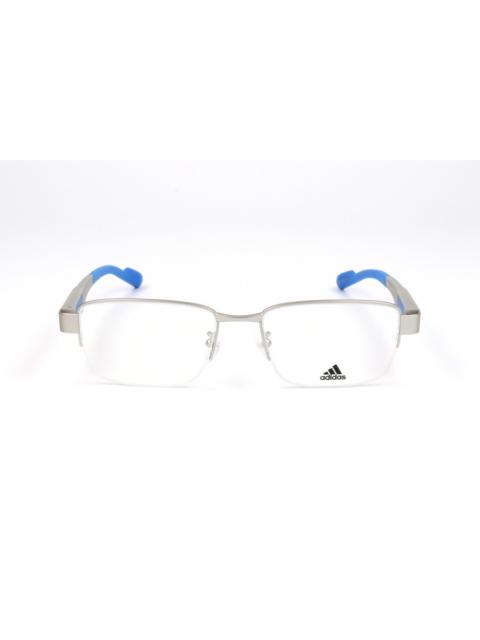 adidas Adidas Men's Silver Tone Rectangular Eyeglass Frames SP5037