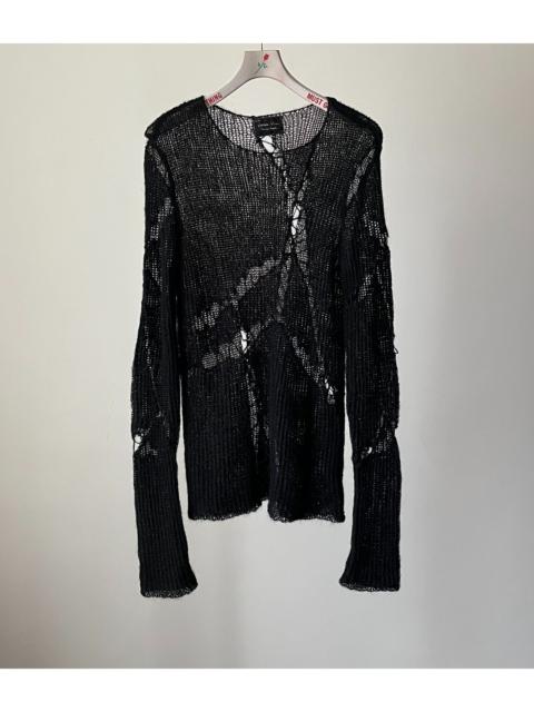 NUMBER (N)INE Number (N)ine 04SS "Dream Baby Dream" Stitched Knit Sweater